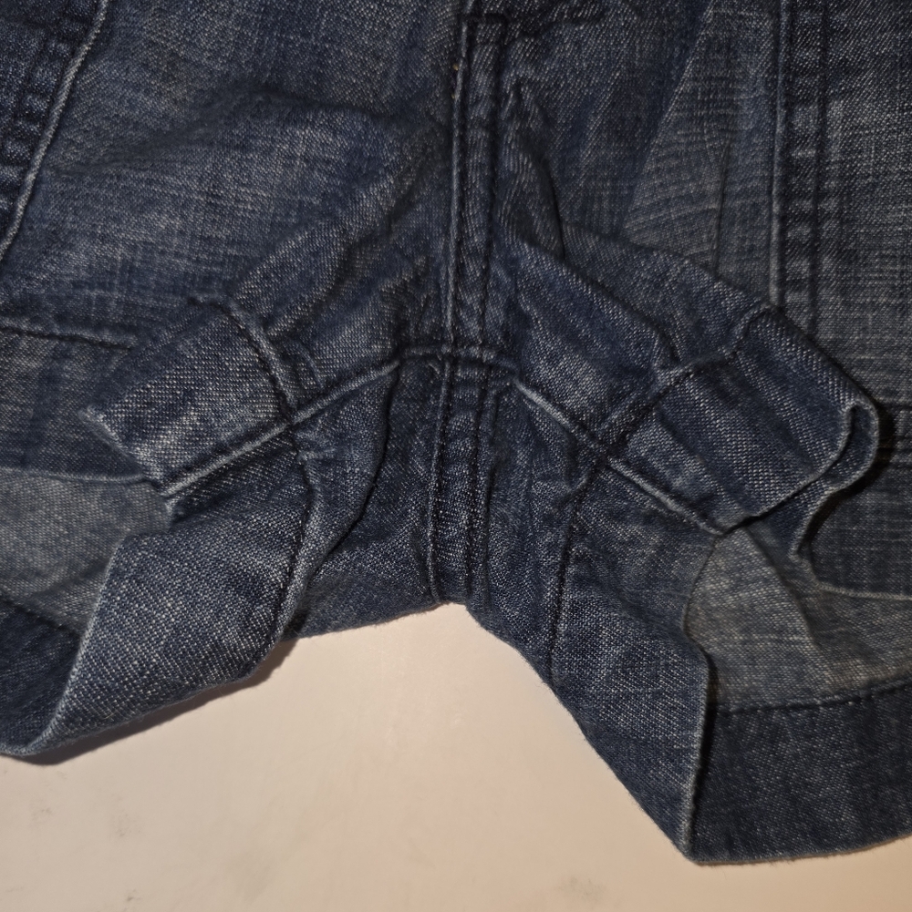 Rich & Skinny Jean Shorts Size 27 Crazy Navy - Picture 7 of 7